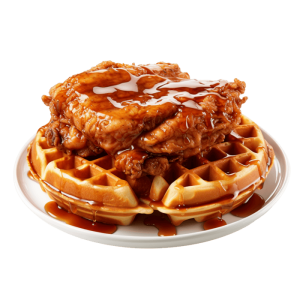 CHICKEN AND WAFFLES