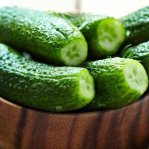 fresh cucumbers